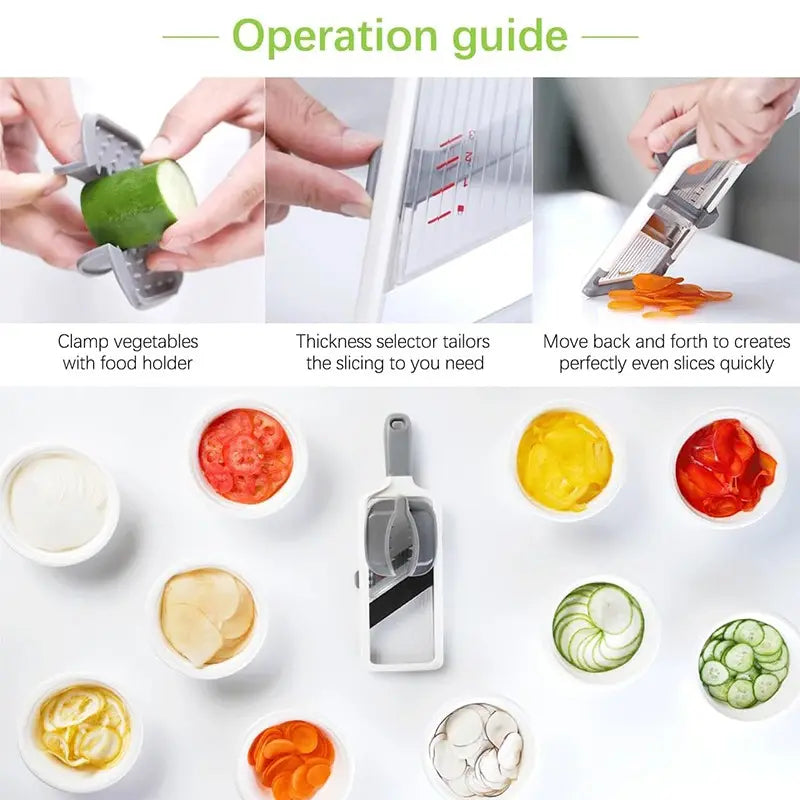 Reusable Kitchen Fruit & Vegetable Cutter & Slicer