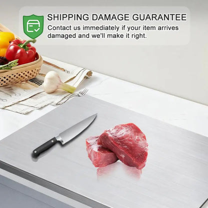 Non Slip Stainless Steel Chopping Board